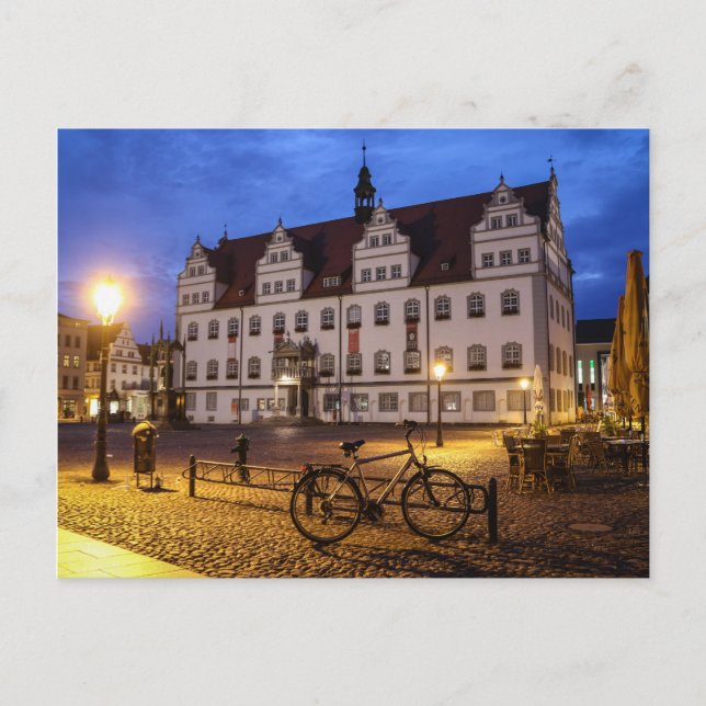 Wittenberg Night Postcard Postkarte (Vorderseite)