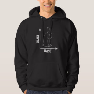 Wittgenstein Rabbit Optische Illusion Hoodie