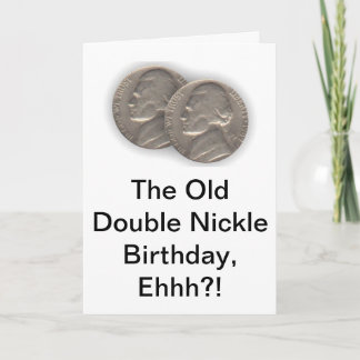 Witty 55. Geburtstagkarte Karte