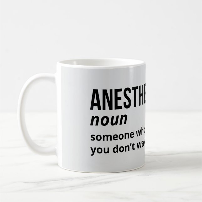 Witty Anesthesiologin Definition Tasse (Links)