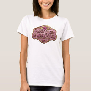 Witty Gold STOLZER BÜRGER DES WEINLANDES v4 T-Shirt