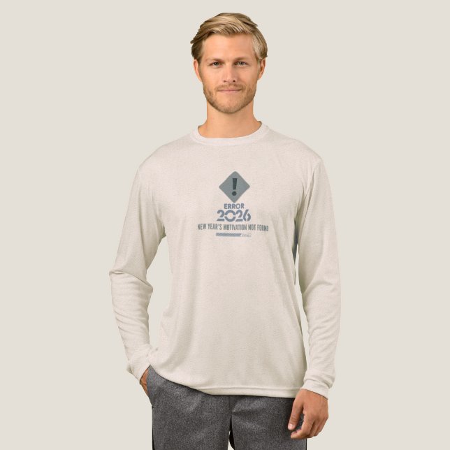 Witty New Year Resolution Raglan Tee (Volle Vorderseite)