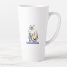 Witty "Pet Me or Face Consequenzen" Katze Milchtasse