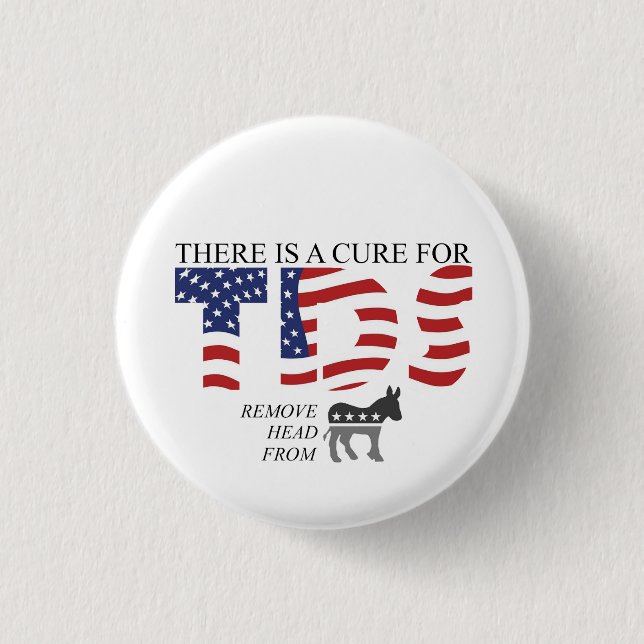Witty Political Humor Button (Vorderseite)