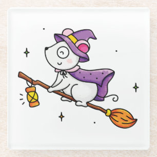 Wittzstunde Glasuntersetzer