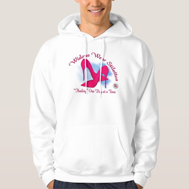Witwen-Abnutzungs-Stilett-vorderes Drucken Hoodie (Vorderseite)