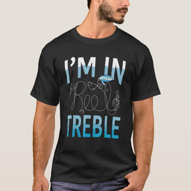 Witz, ich bin in Eel-Treble T-Shirt (Vorderseite)