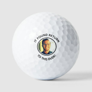 Witz lustige Custom Papa Foto Golf Golfball