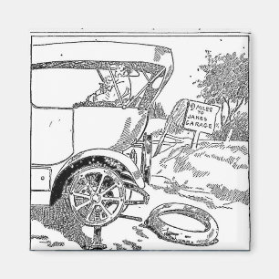 Witz Magnet vintage