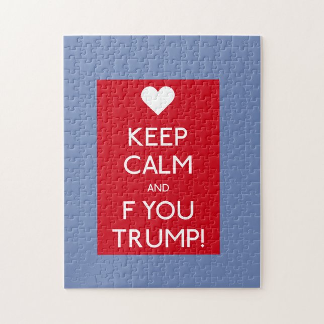 Witz Meme Puzzlespiel-Spiel Präsidenten-Donald Puzzle (Vertikal)