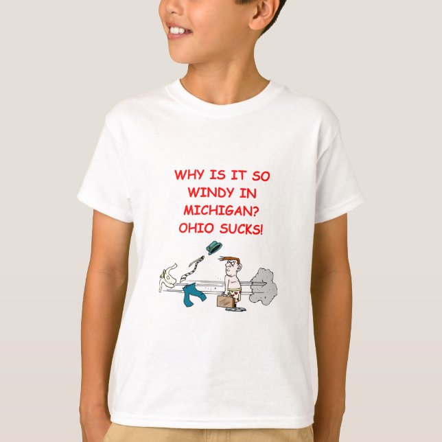 Witz Ohios Michigan T-Shirt (Vorderseite)
