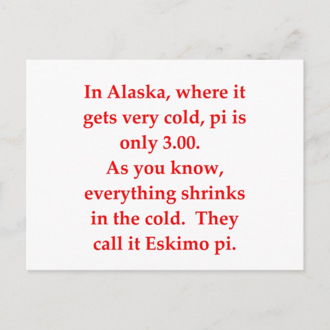 Witz Postkarte (Vorderseite)