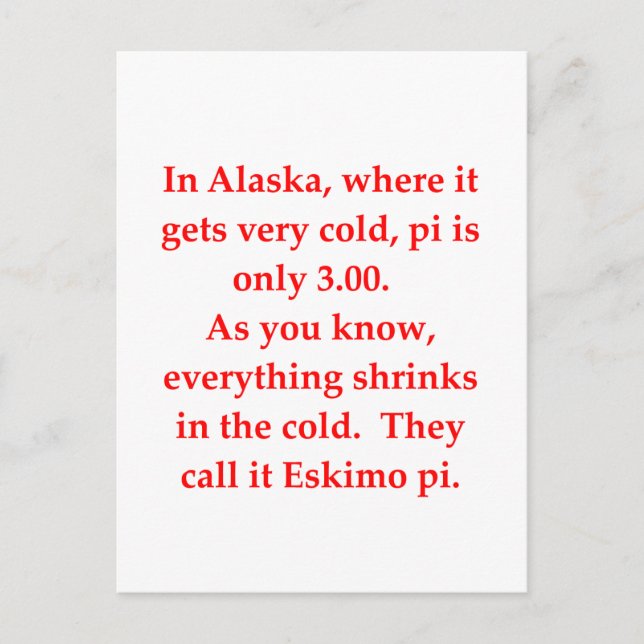 Witz Postkarte (Vorderseite)