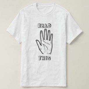 Witz über Handlesen, Lustige Wahrsager-Humor T-Shirt