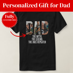 Witz Wiederholer Vater Geschenk T-Shirt