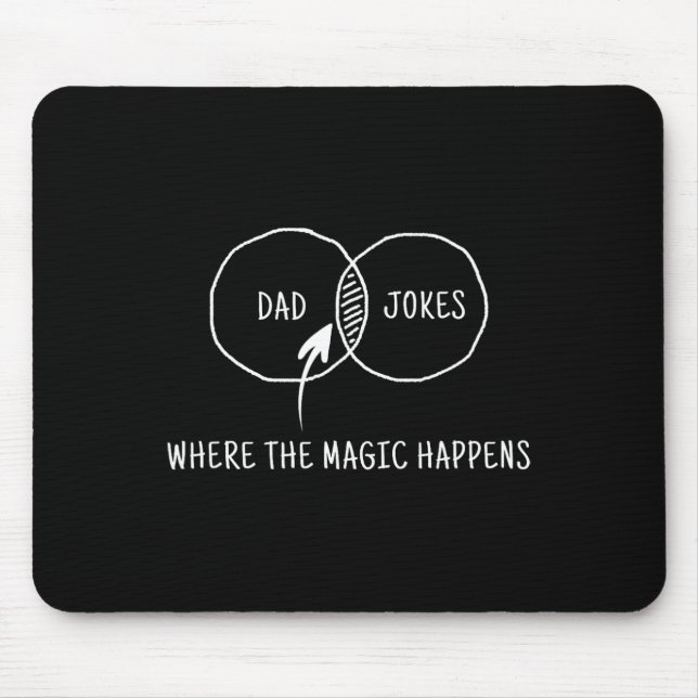 Witze, wo die Magie passiert Mousepad (Vorne)