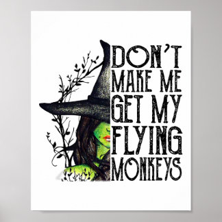 Witzhut Halloween bringt mich nicht zum Fliegen Poster