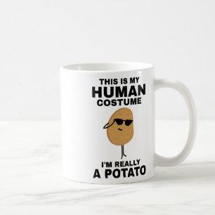 Witzig Das ist mein menschliches Kostüm, ich bin w Kaffeetasse