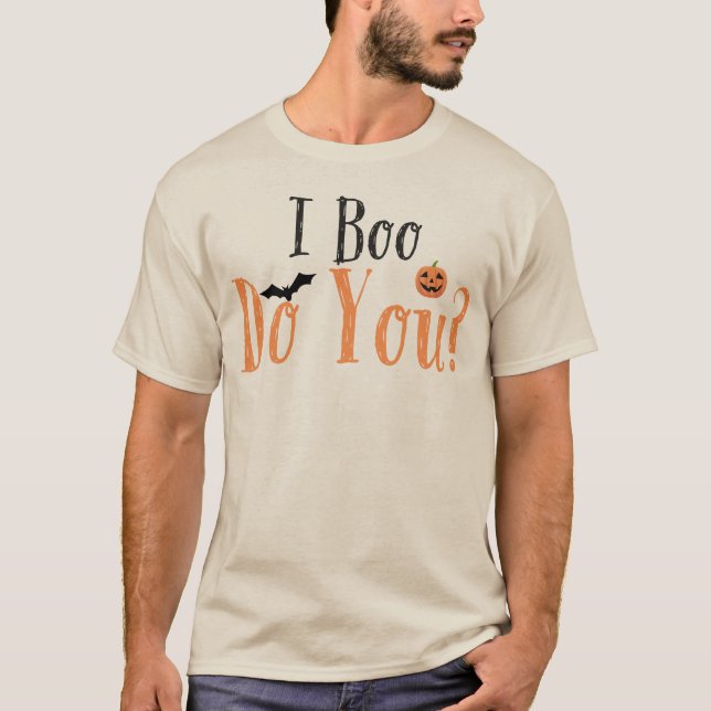 Witzig: "I Boo Do you?" Halloween-Shirt für Männer T-Shirt (Vorderseite)