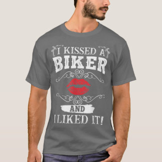 Witzig, ich habe einen Biker geküsst und ich mag e T-Shirt