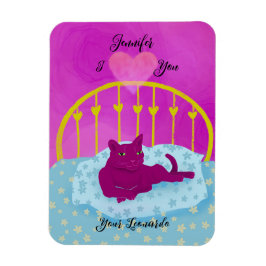 Witzig Ich höre dich von der Katze Personalisiert Magnet