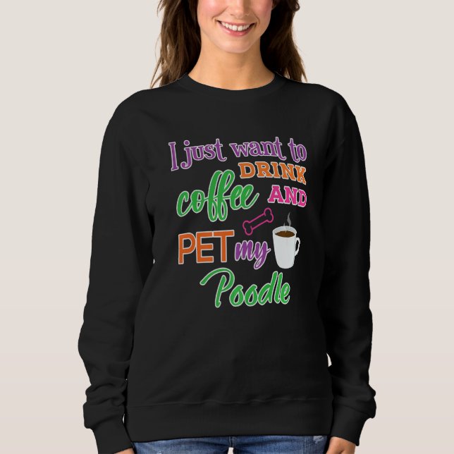 Witzig, ich Wollte gerade Kaffee und fütterte mein Sweatshirt (Vorderseite)