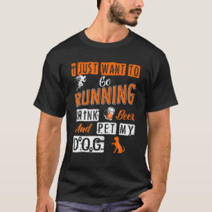 Witzig, ich Wollte gerade, trinken Bier Pet mein H T-Shirt