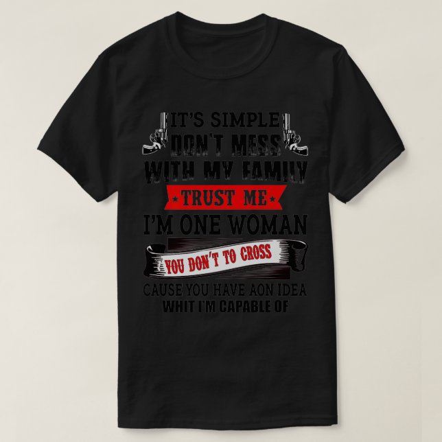 Witzig ist es einfach nicht mit meiner Familie Pre T-Shirt (Design vorne)
