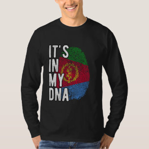 Witzig ist es in meiner DNA Eritrea-Flagge Fingerp T-Shirt