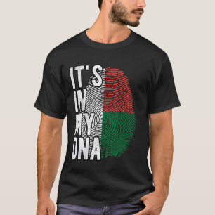 Witzig ist es in meiner DNA Madagaskar-Flagge Fing T-Shirt