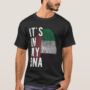 Witzig ist es in meiner DNA-UAE-Flagge Fingerprint T-Shirt