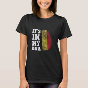 Witzig ist es in meiner DNS Belgien-Flagge Fingerp T-Shirt