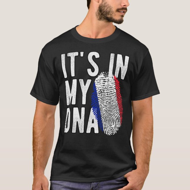 Witzig ist es in meiner DNS Frankreich-Flagge Fing T-Shirt (Vorderseite)