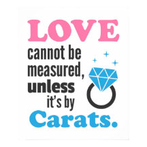 Witzig, Liebe kann nicht gemessen werden, Diamantr