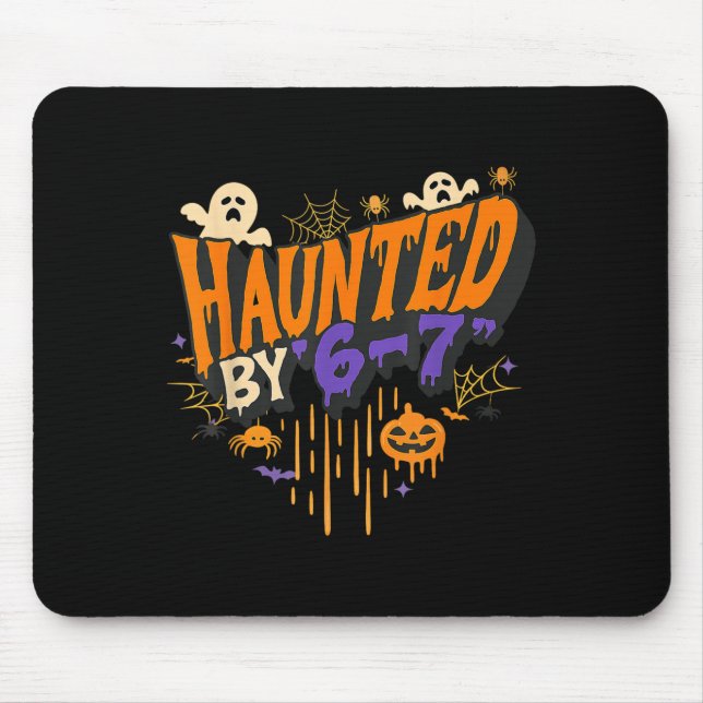 Witzig Spuk von 6 7 Tropfen Halloweenkostüm für mi Mousepad (Vorne)