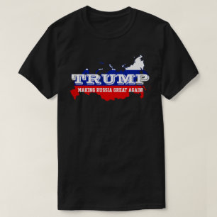 Witzig "Trump. Russland wieder groß machen" T-Shirt