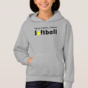 Witzig: "Tut mir leid, ich kann nicht. Ich habe So Hoodie