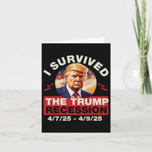 Witzig überlebte ich die Trump-Rezession 4 7 25 - Karte