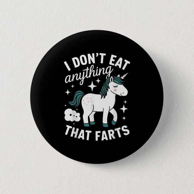 Witzig Vegan esse ich nichts, was Vegeta Furzen Button (Vorderseite)