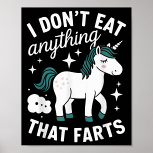 Witzig Vegan esse ich nichts, was Vegeta Furzen Poster