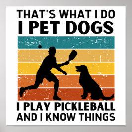 Witzig, was ich tue, wenn ich Hunde pflücke spiele Poster