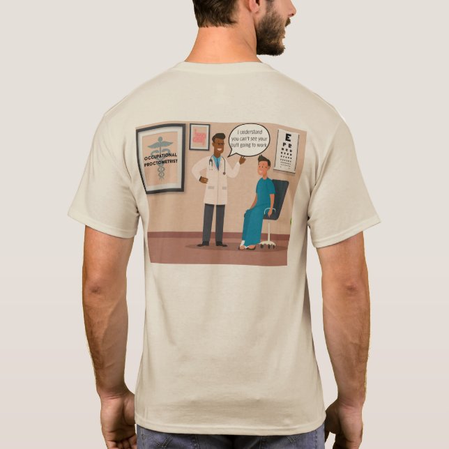 Witzig woll nicht, den T - Shirt für den Ruhestand (Rückseite)