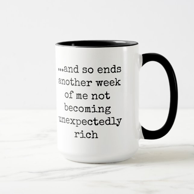 Witzig, Zitat, Text, Kaffee-Tasse Tasse (Rechts)