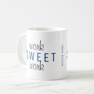 Witzigartige Arbeit aus der Zuhause-Arbeit Süßarbe Kaffeetasse