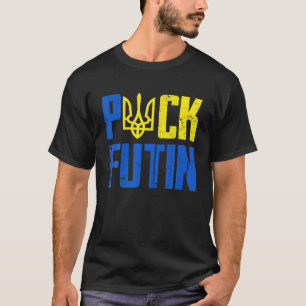 Witzige Anti-Putin-Meme stehe ich mit Ukraine T-Shirt