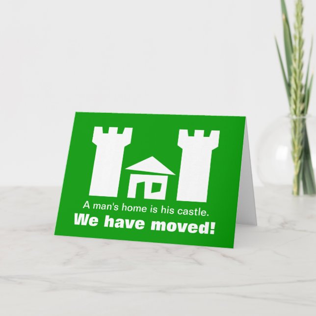 Witzige, bewegende Grußkarte Karte (Vorderseite)