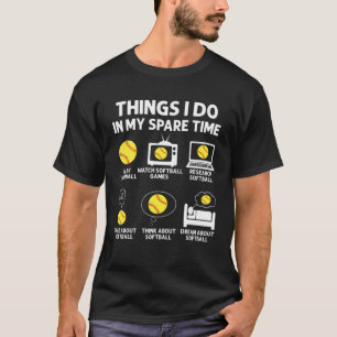 Witzige Dinge, die ich in meiner Freizeit spielen T-Shirt