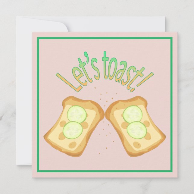 Witzige Einladung (Vorderseite)