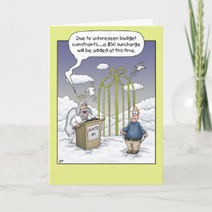 Witzige Geburtstagskarten: Haushaltsbeschränkungen Karte