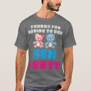 Witzige Gender-Offenbarung danke, dass Sie zu uns T-Shirt